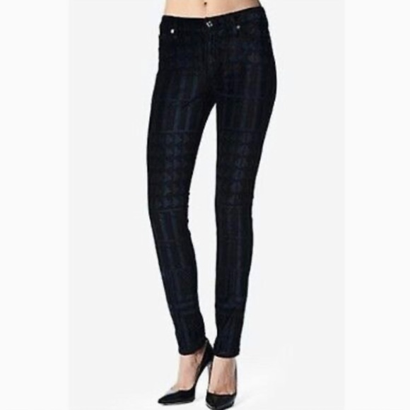 NWT 7 FOR ALL MANKIND JEANS SKINNY VELVET Size 26 - Picture 3 of 12